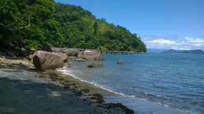 En la playa 