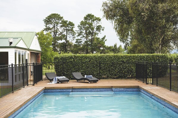 Alberca al aire libre 