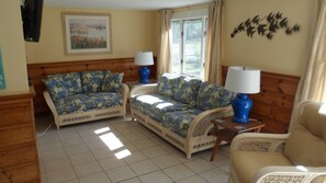 Smart-tv, dvd-afspiller, bøger, musikbibliotek