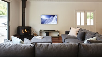 Log fire