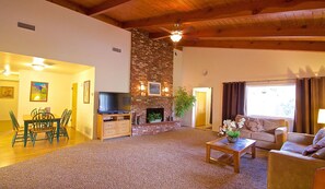 Smart TV, chimenea, videojuegos y Netflix 