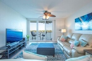 TV, lettore DVD, libri