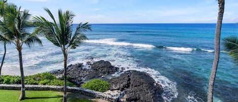 Accommodatie ligt op het strand, ligstoelen, strandlakens
