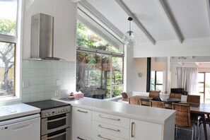 Fridge, microwave, oven, stovetop - Holiday home at Lake Tarawera, Rotorua (Lake Tarawera)