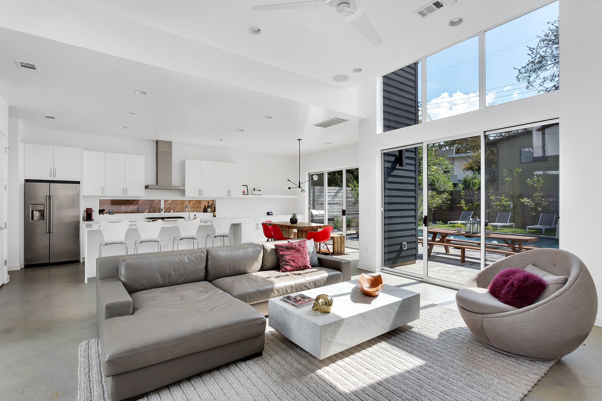 (Pool & Hot Tub) Modern Zilker Farmhouse