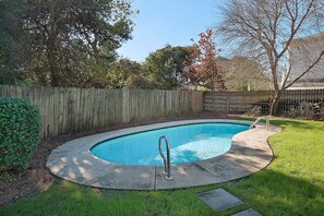 Outdoor pool, a heated pool - Adorable Home less then a Block to Gulf W/Private heatable Pool! (Destin)