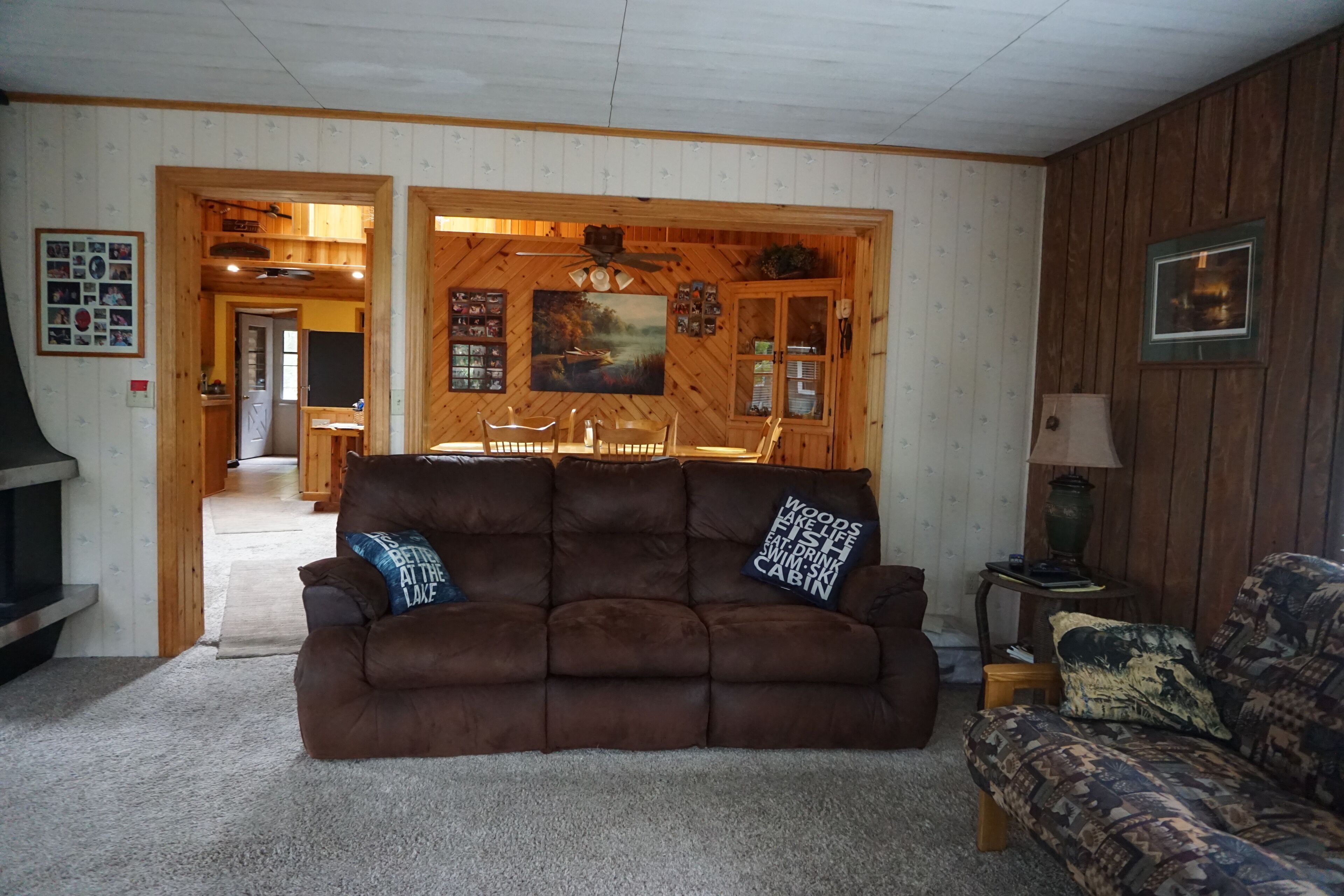 Cottage on a crystal clear lake