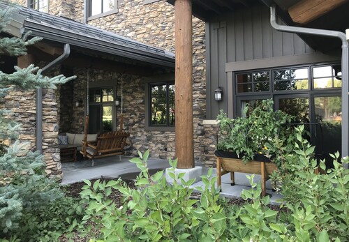 Teton Springs Resort Condo with large outdoor dining and Underground Parking