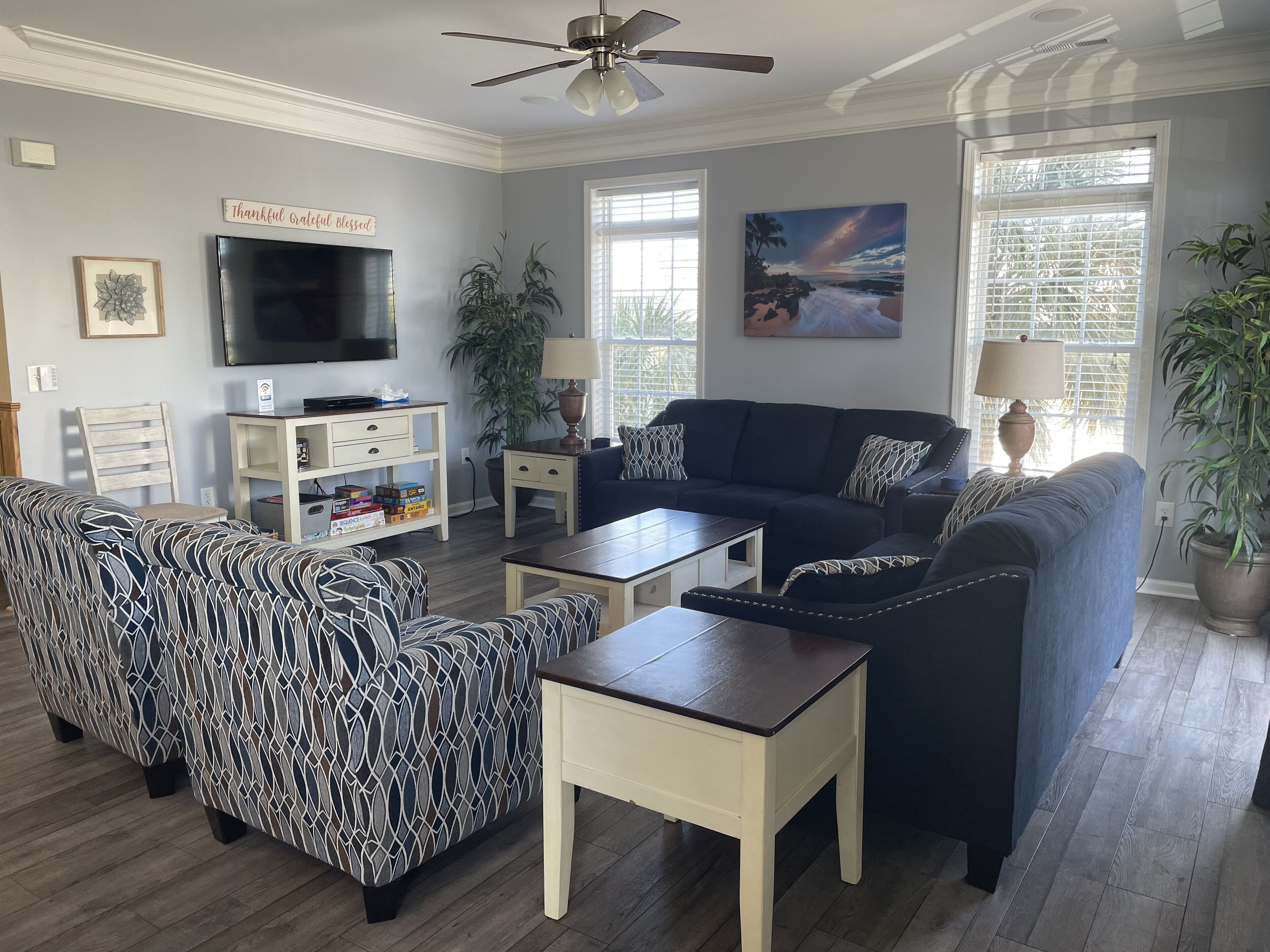 Spacious 8 BR 7 Bath Beach House, 6 Balconies, Own Pool/Spa, 2 Min Walk to Beach