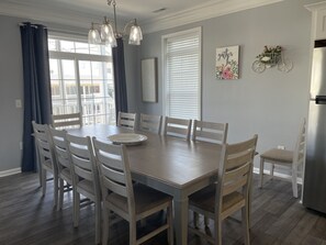 Dining - Spacious 8 BR 7 Bath Beach House, 6 Balconies, Own Pool/Spa, 2 Min Walk to Beach (North Myrtle Beach)