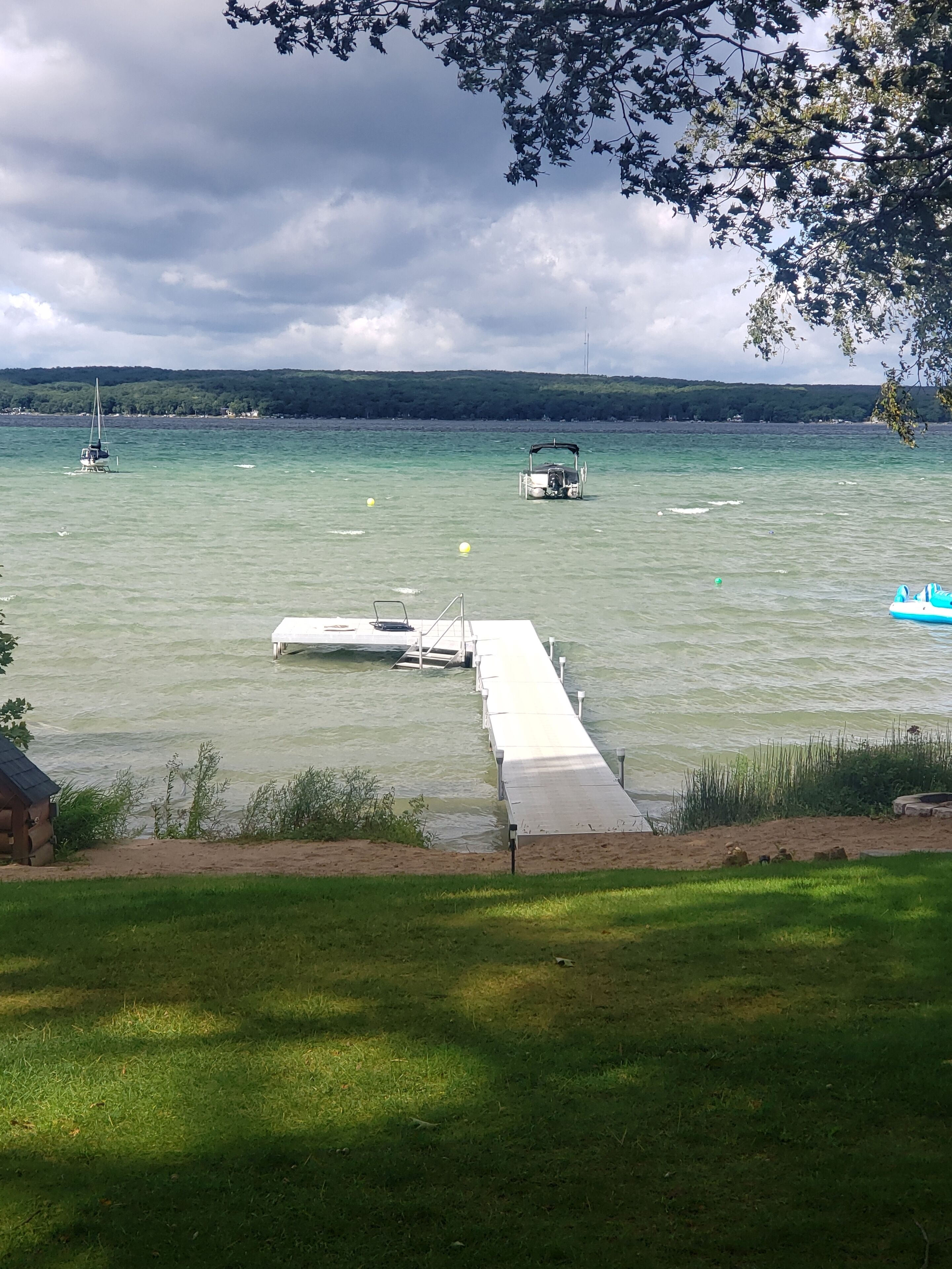 Spectacular Lake Front Home on Beautiful Higgins Lake with Amazing Sunset Views