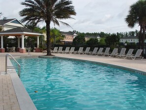 Una piscina riscaldata