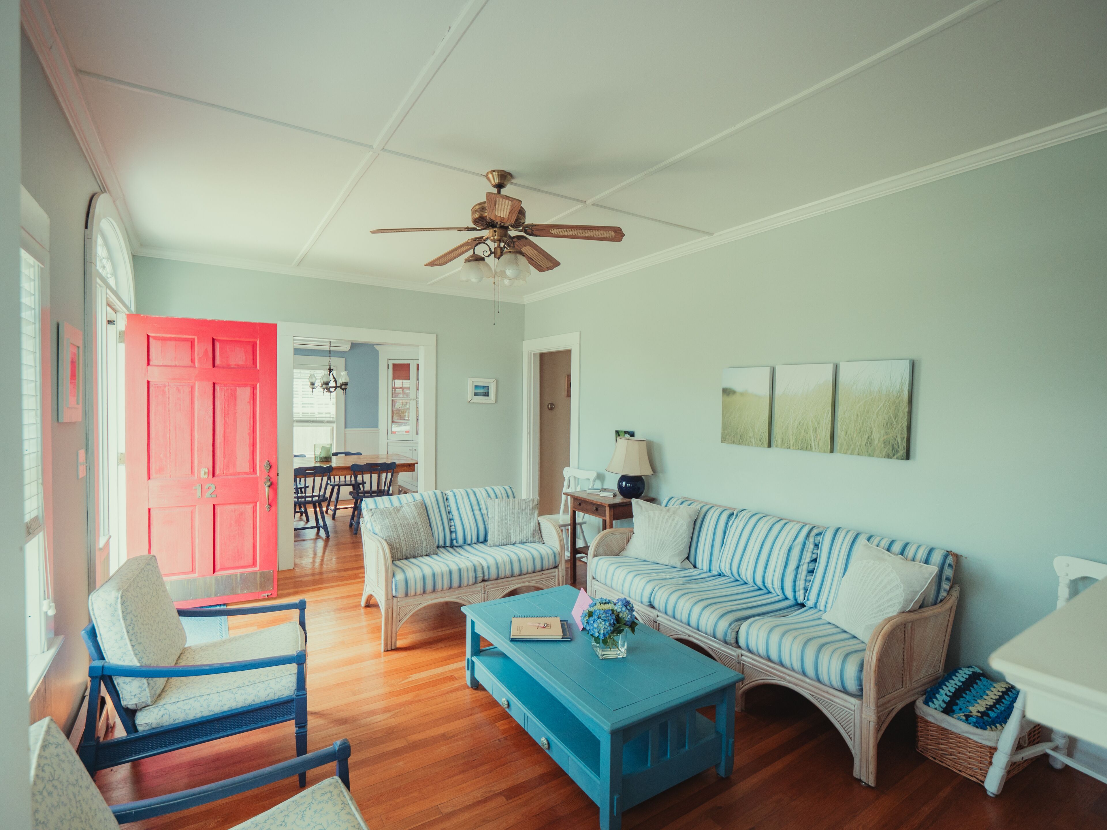 Smart TV, chimenea y libros 