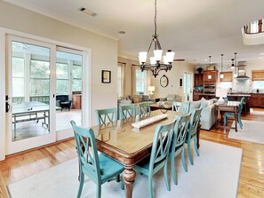 Interior - Gorgeous home w. private pool, billiards + multiple living spaces. (Tybee Island)