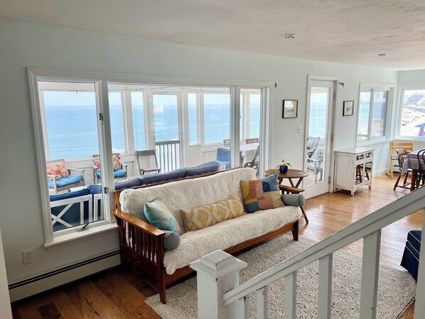 TV connectée, cheminée