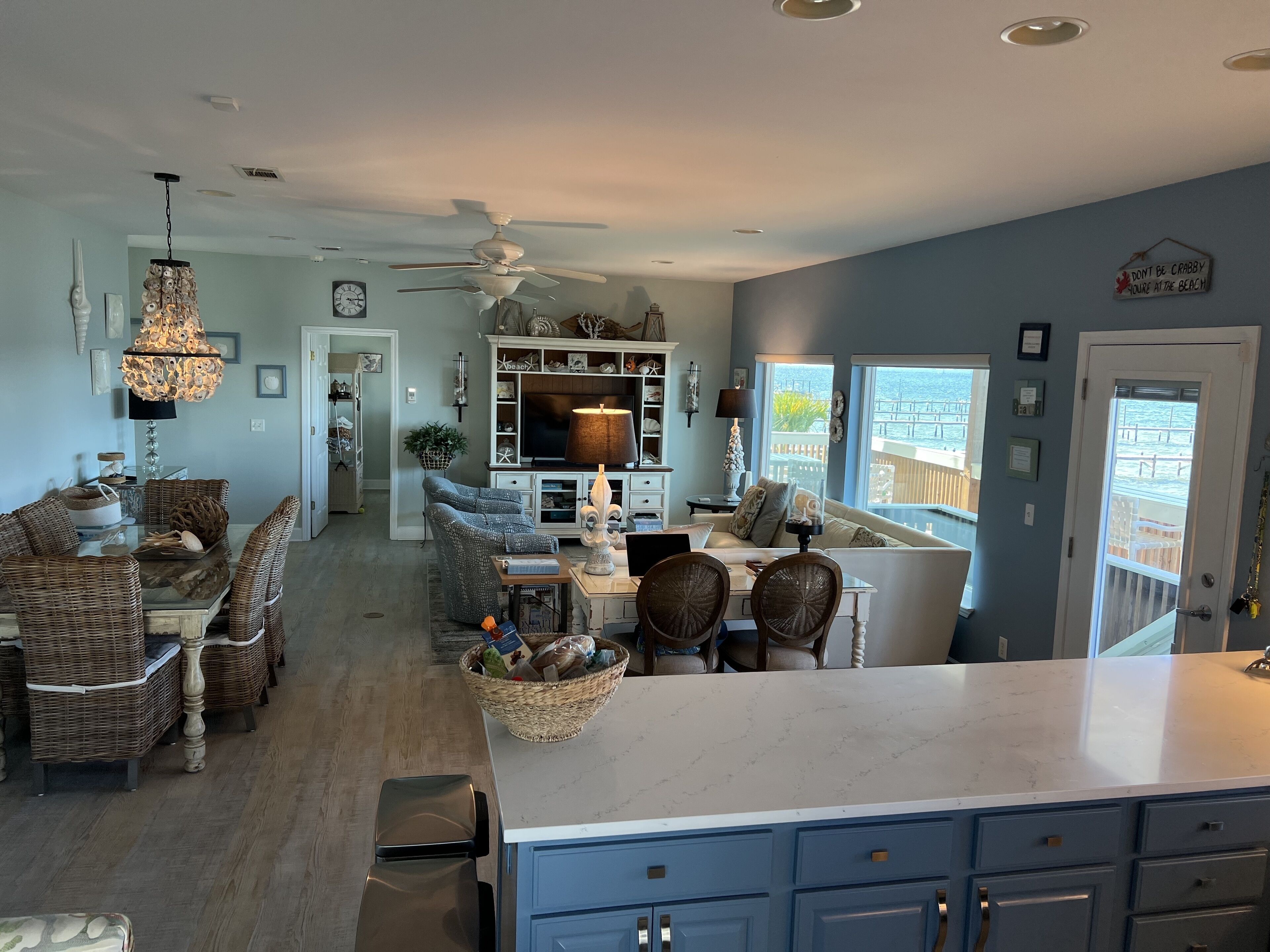 Waterfront Family Beach House: Dog-friendly, Private Beach &  Dock, Deck, Grill