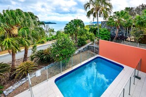 A heated pool, a lap pool