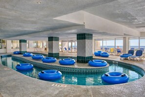 Indoor pool, outdoor pool - Experience unparalleled luxury staying in the Oceanfront Penthouse at Baywatch! (North Myrtle Beach)