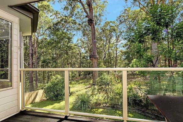 Deck off the family room.