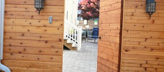 The heart Cambridge/Boston Studio private yard free permit  parking 1#