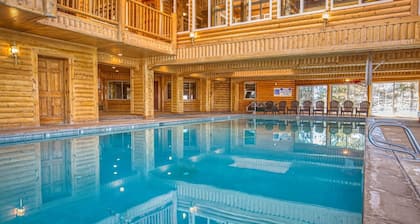 Timber Moose: America's Biggest Log Cabin - 26,500 square feet, big indoor pool