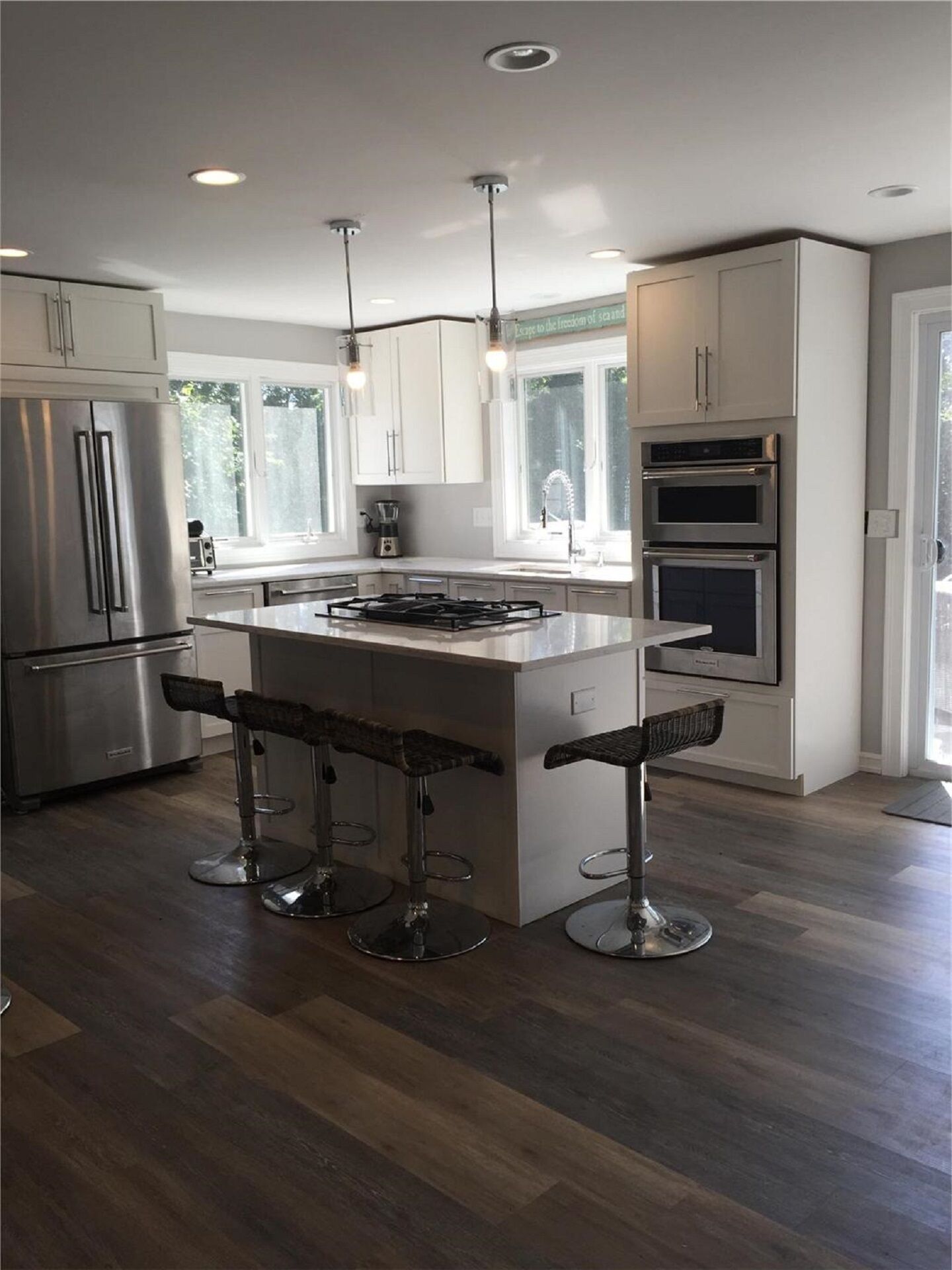 Newly renovated, just steps to private beach!