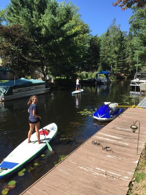 Pool - Hideaway Chalet-Cozy, Comfortable, and Quite!  On Canal with Large Outdoor space (Cadillac)