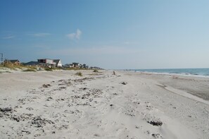 On the beach