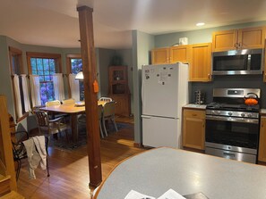 Fridge, microwave, oven, stovetop - West Tisbury Country Home (West Tisbury)