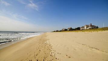 Playa en los alrededores y toallas de playa