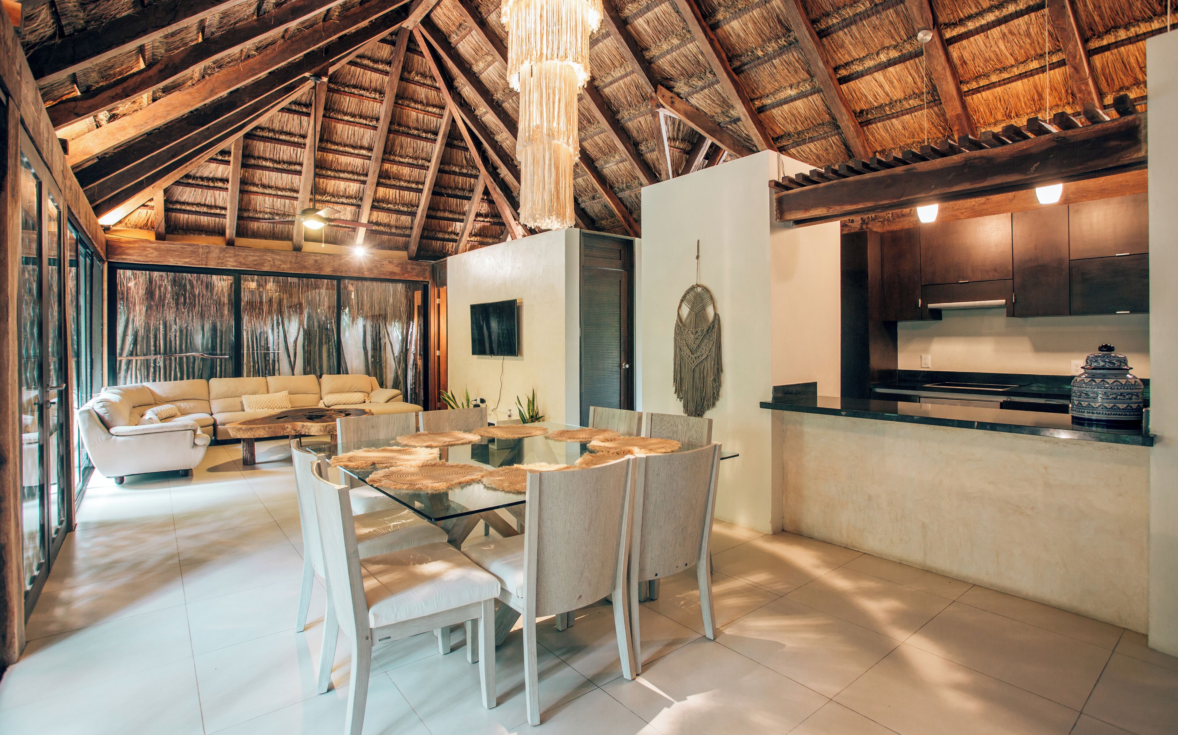 family villa, 3 bedrooms (villa vainilla, private pool) | living area