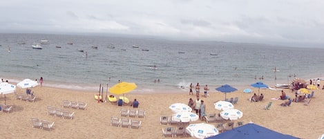 En la playa