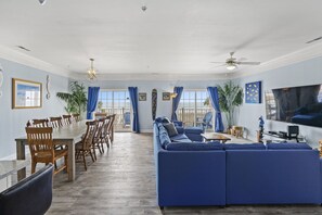 TV, DVD player - Atlantis Villas 103, Recently updated ocean front unit (NORTH MYRTLE BEACH)