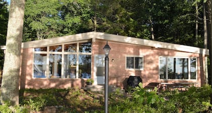 100' of Private Long Lake Frontage w/ Dock, Patio, and Amazing Sunsets!!!