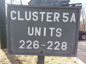 Identify your accommodations with this clear sign.