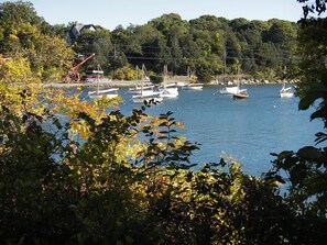 Enjoy serene harbor views and tranquil surroundings, perfect for relaxation and boating.