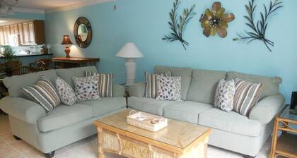 Luxury Condo Ground Floor Across the Street from the #1 Beach