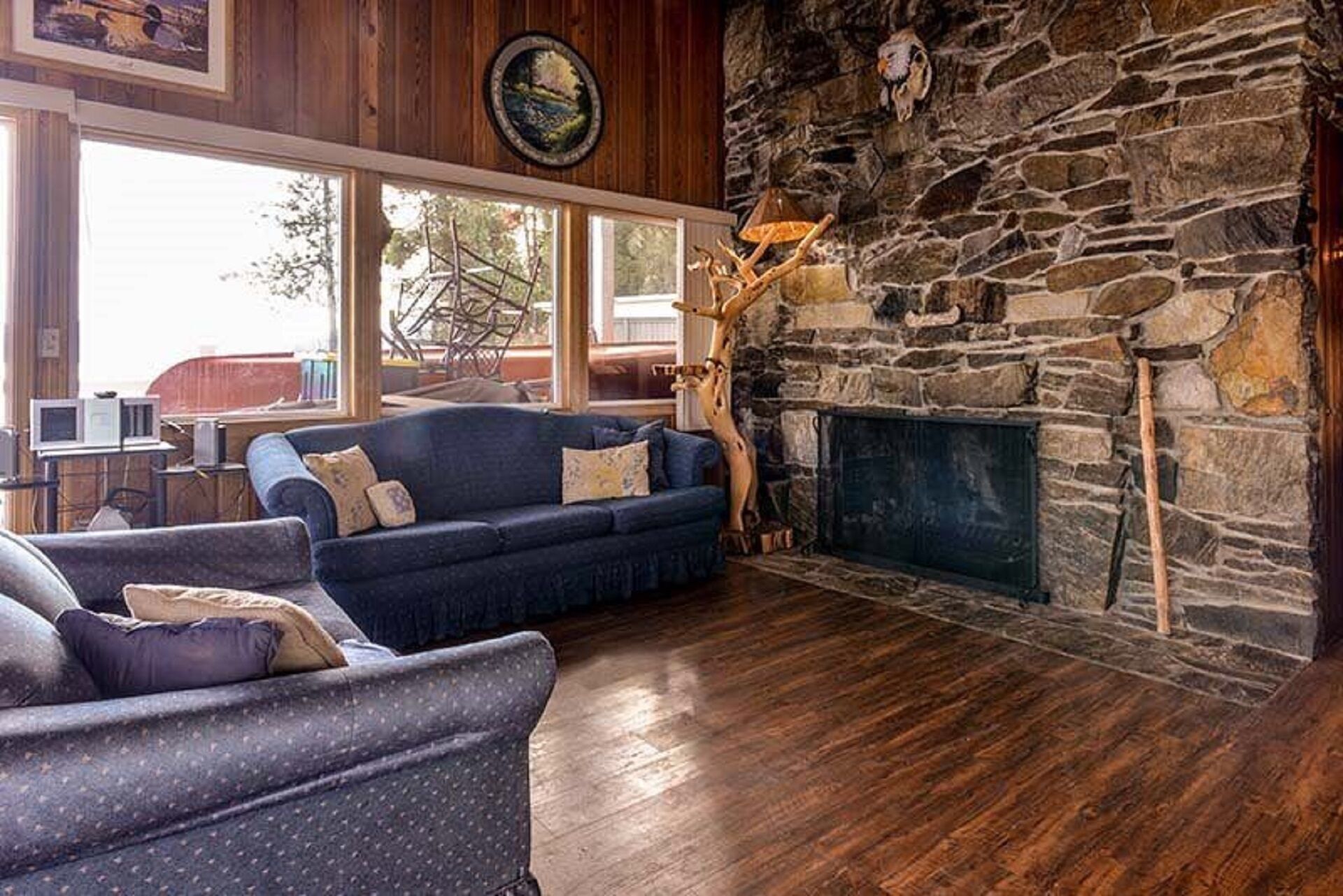 Fireplace living area