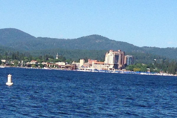 Coeur d'Alene Resort view from dock.