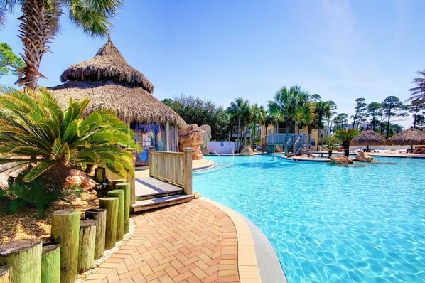 Indoor pool, outdoor pool