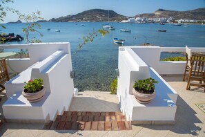 Terrace/patio - Exceptional Residence 80m2,overhelming view to sunrise and direct access to sea (MILOS)