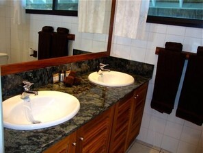 Shower, hair dryer, towels, soap - Over Water Hideaway in Bora Bora! Marlon's World Famous Over Water Hideaway!! (Vaitape)