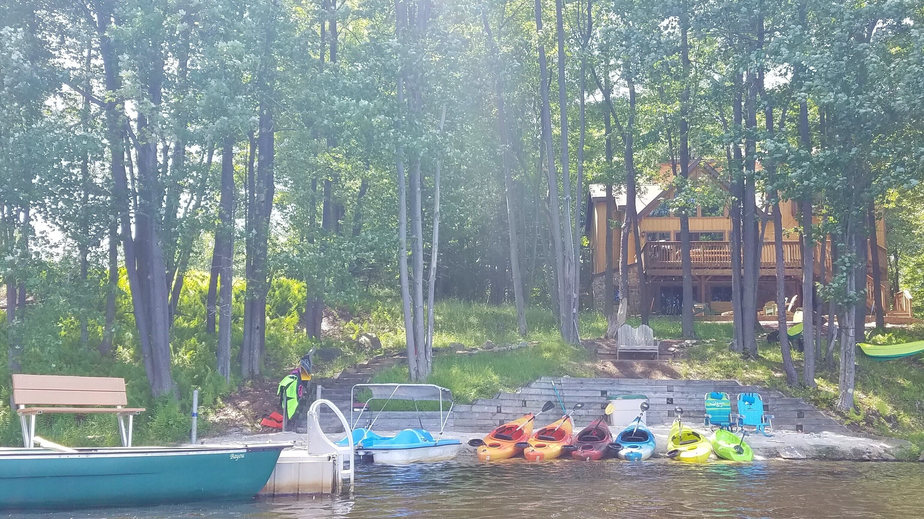 Stunning lakefront home in the Big Bass Lake Community