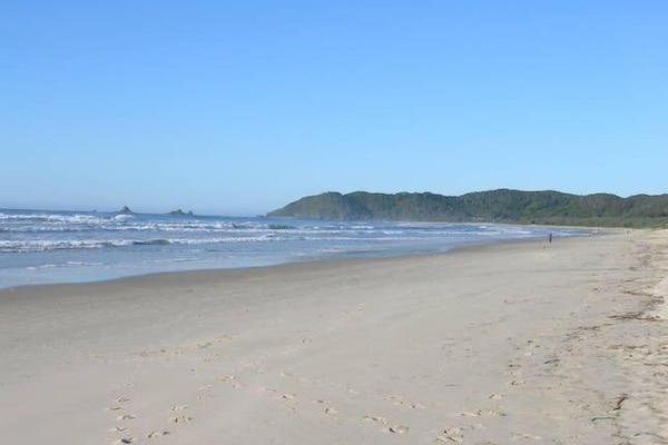 Beach nearby, sun-loungers