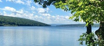 Lakeside cottage on quiet, private road. Walk to Keuka Lake State Park!
