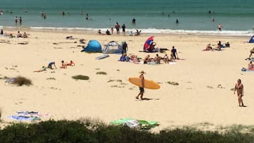 Beach nearby, sun-loungers