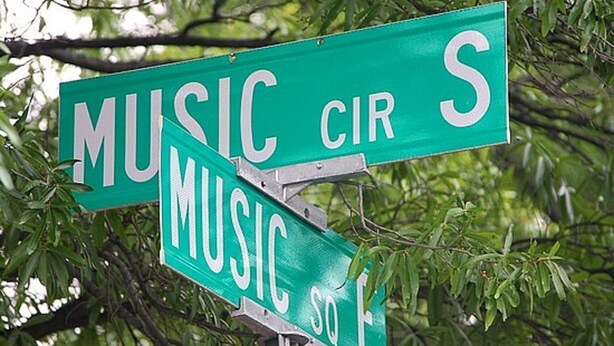 Panneaux de signalisation pour Music Cir et Music St.