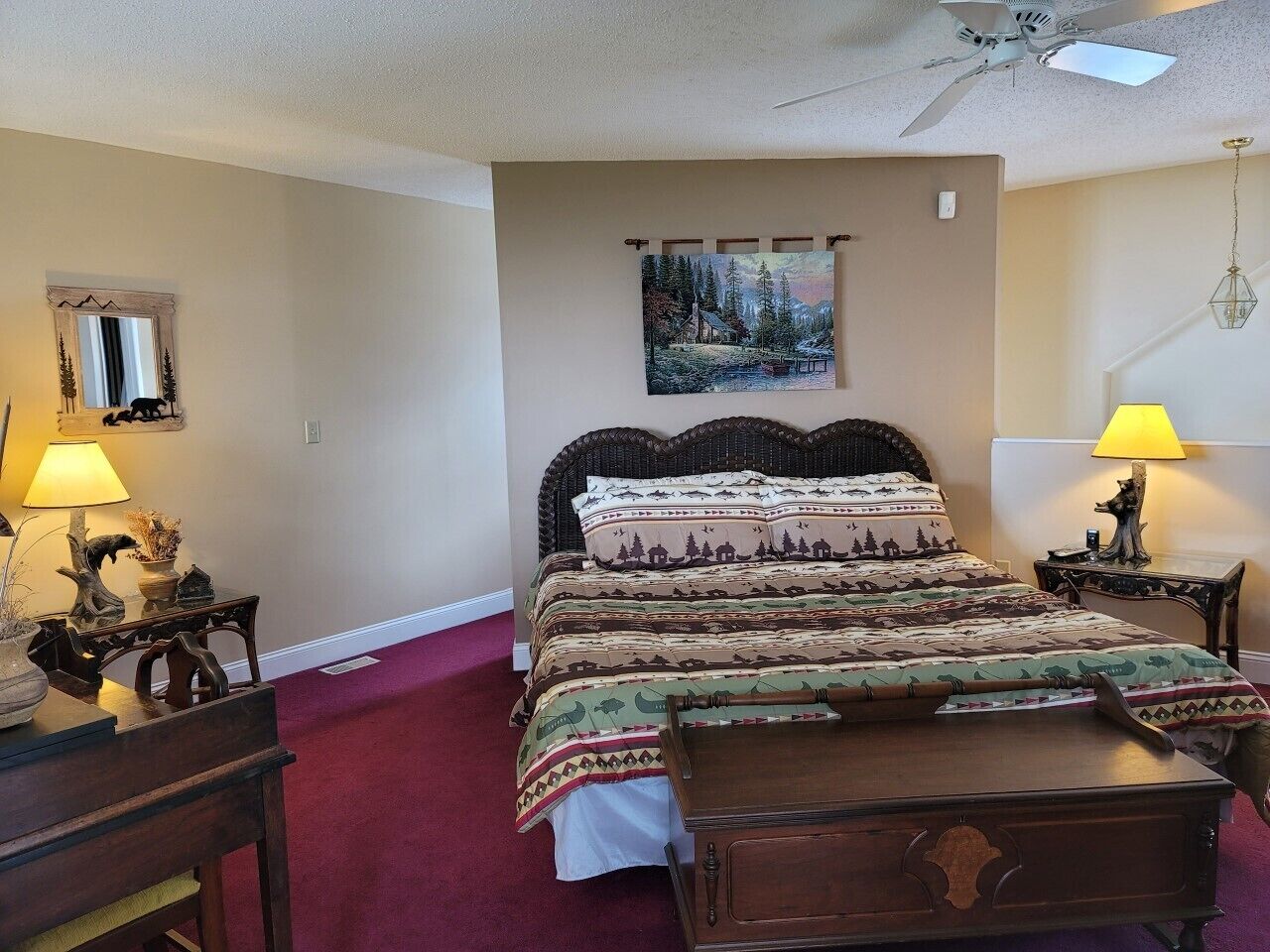 2 bedrooms, iron/ironing board, free WiFi, bed sheets