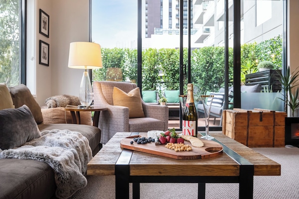 Lounge area looking out to Balcony