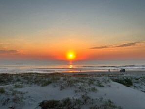 On the beach, sun loungers - OceanfrontOasis w/Breathtaking Views! Pool w/TikiBar.Hottub.Guesthouse (Corolla)
